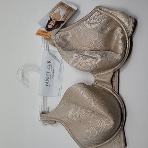 34DD Vanity Fair underwire bra color tan style #75297 New with tags